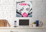 Wallity KC237 Lienzo Decorativo Multicolor 45 x 45 cm